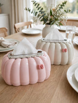 Pumpkin Shape Plastic Tissue Box