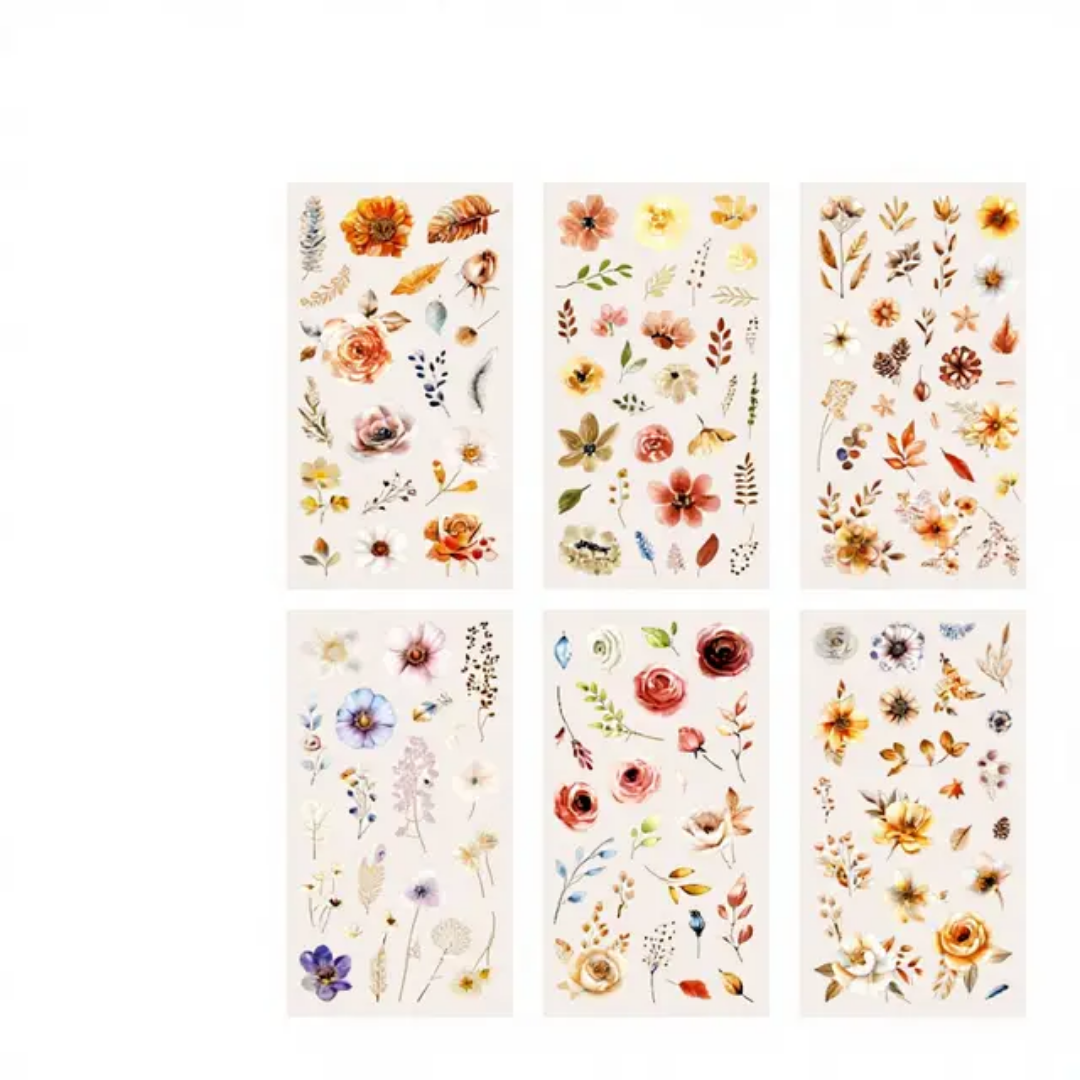 Natural sticker series