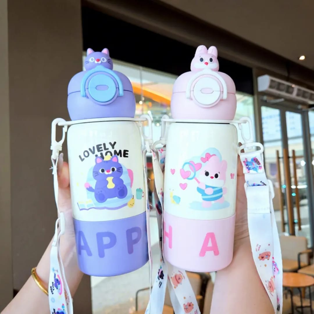 Cute stainless steel water bottle
