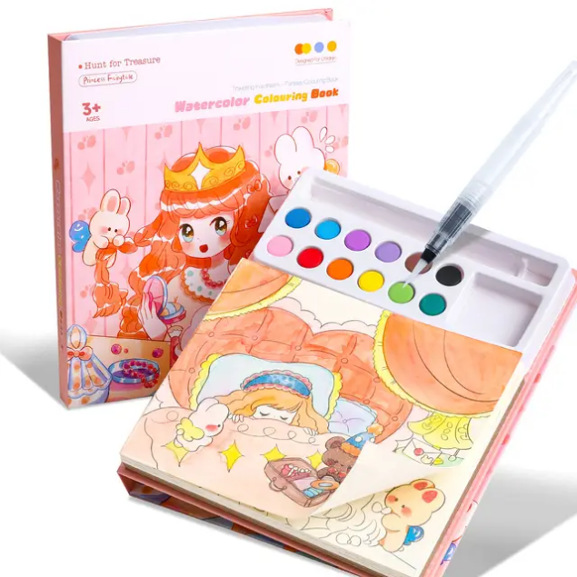 Water coloring book