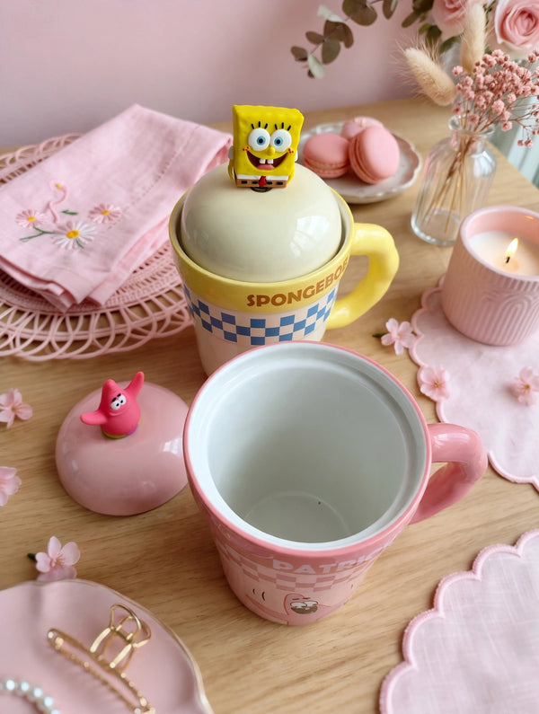Patrick and Spongebob ceramic cups