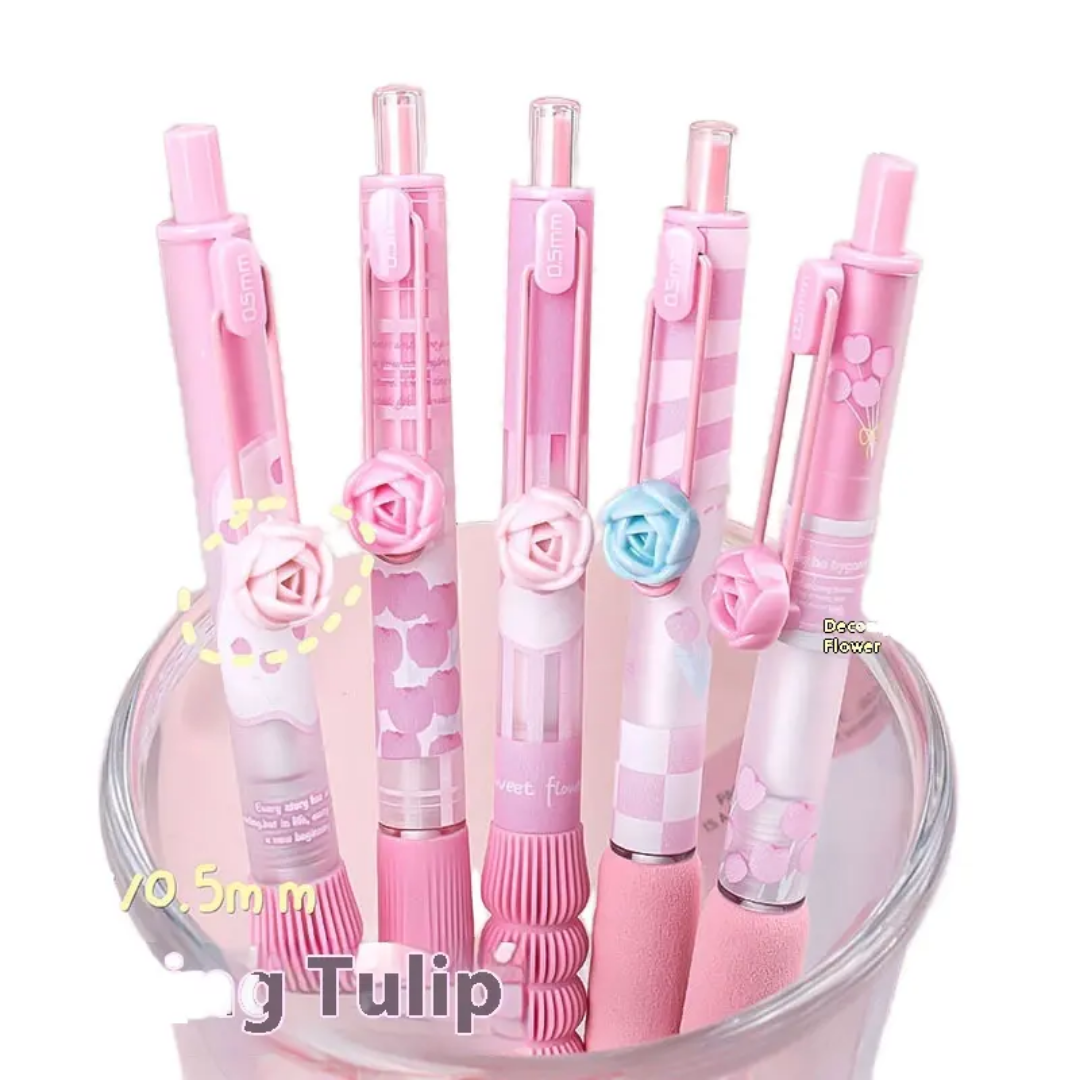 Daisy and Spring tulip pinteresty pen pack
