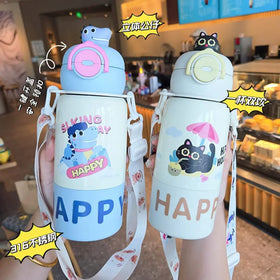 Cute stainless steel water bottle