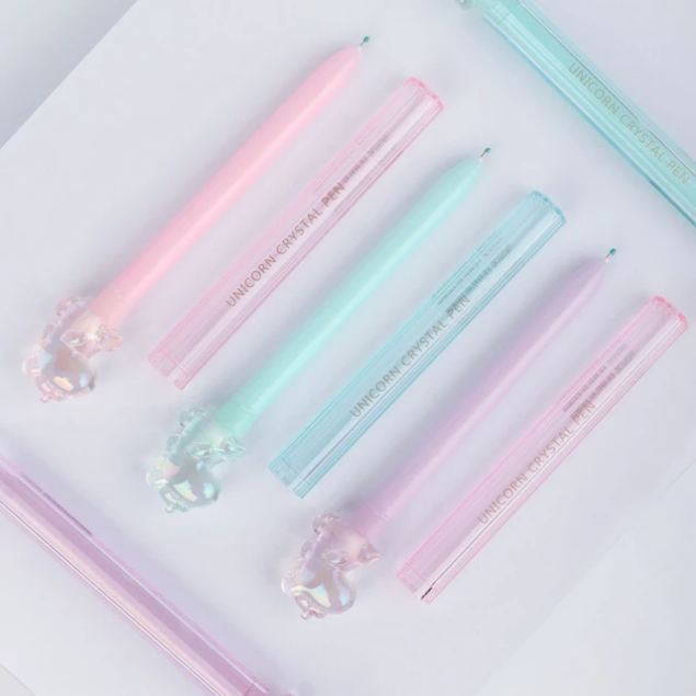 Unicorn crystal pen