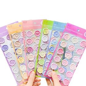 Wax seal sticker