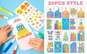 DIY scratch art paint set