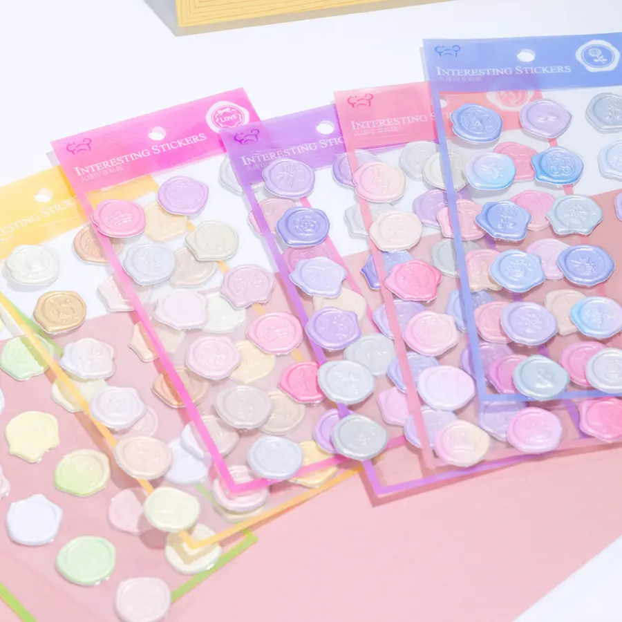 Wax seal sticker