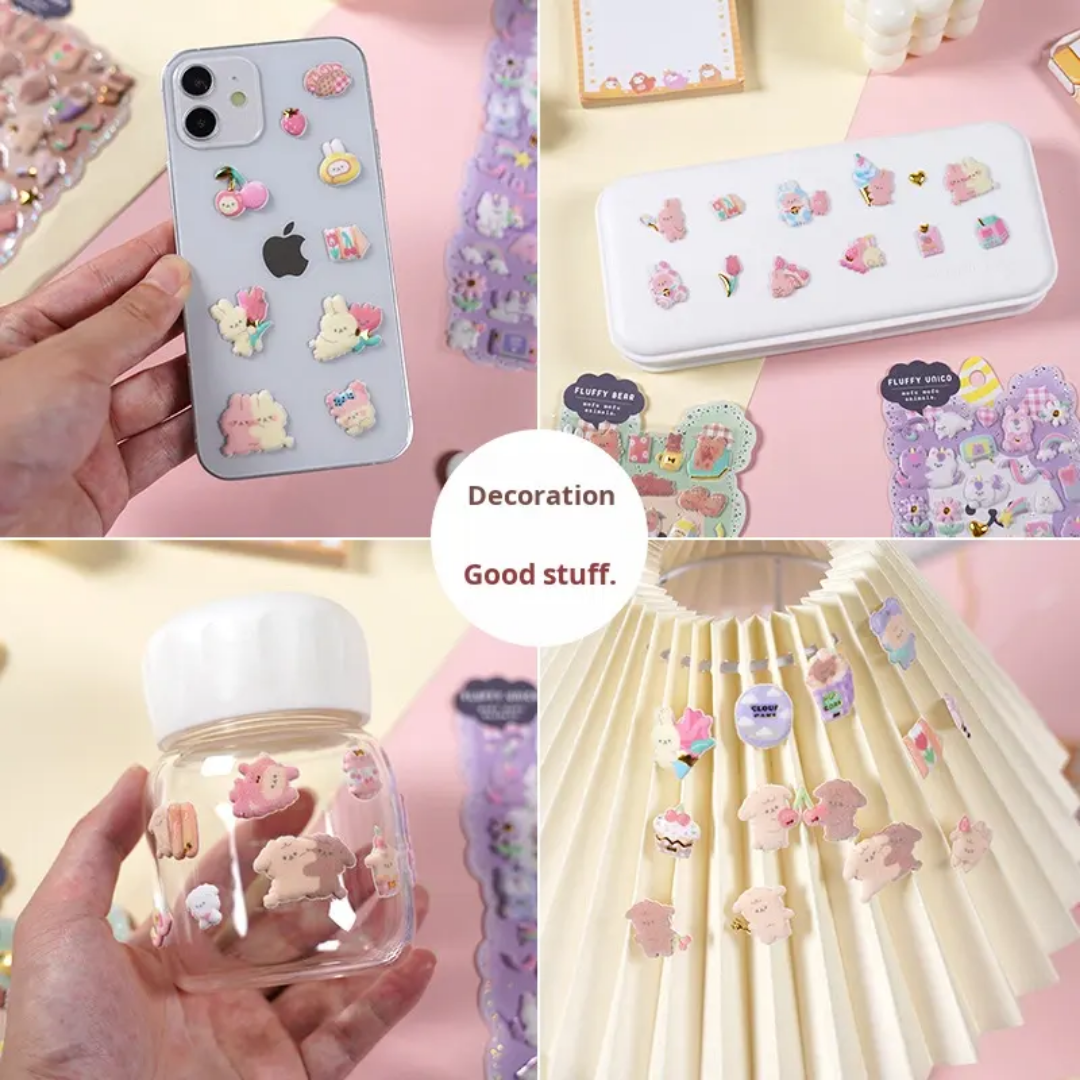 Mofu mofu puffy sticker