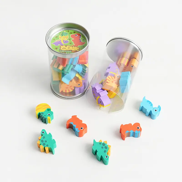 Colorful dino container
