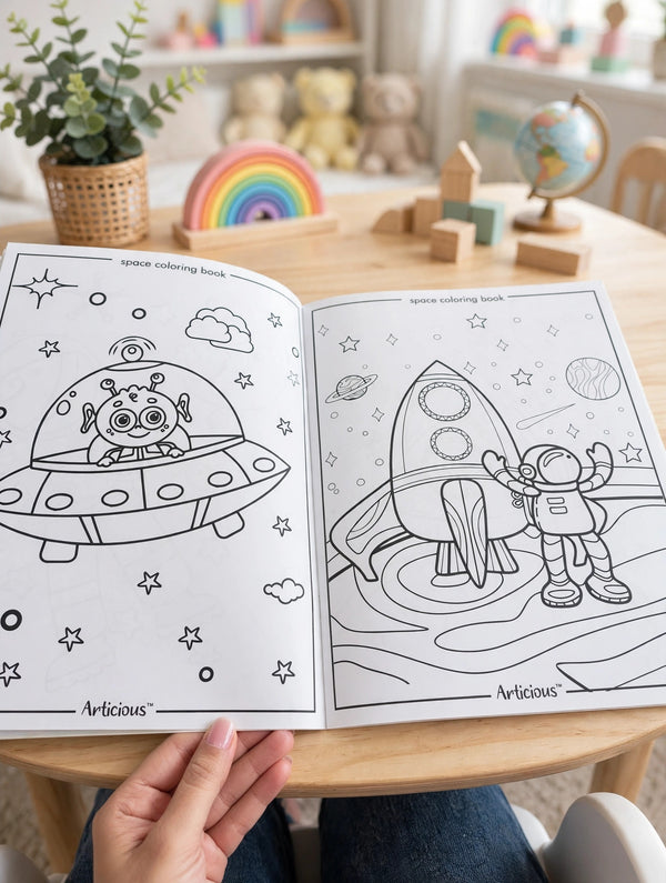 Paw/Space coloring book