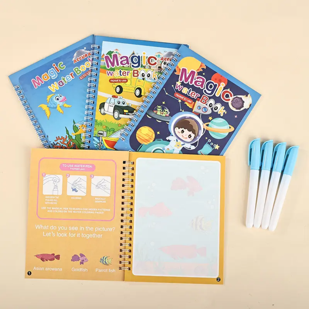 Magic water color book(repeated use)
