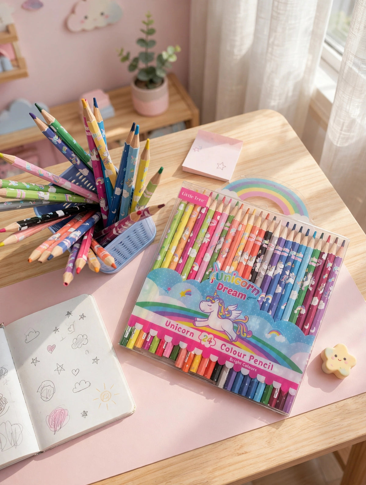 Unicorn Dreamy Colour Pencil
