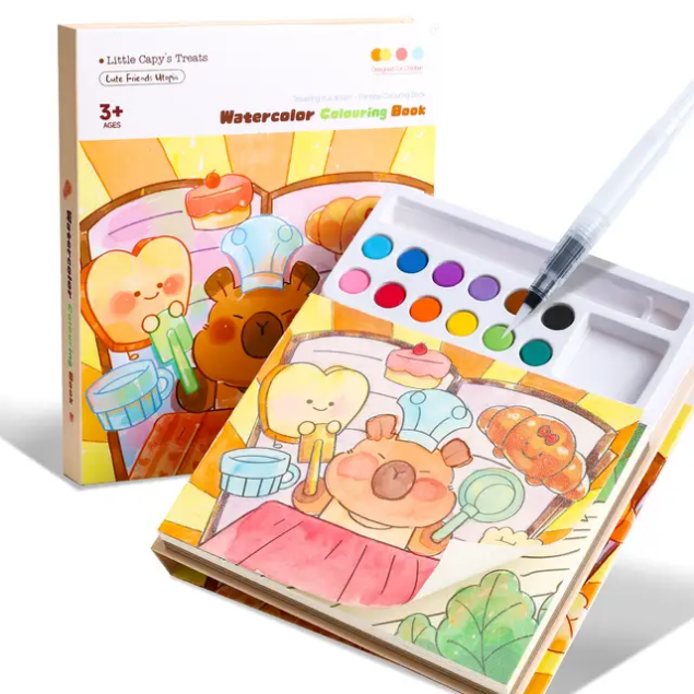 Water coloring book