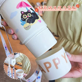 Cute stainless steel water bottle