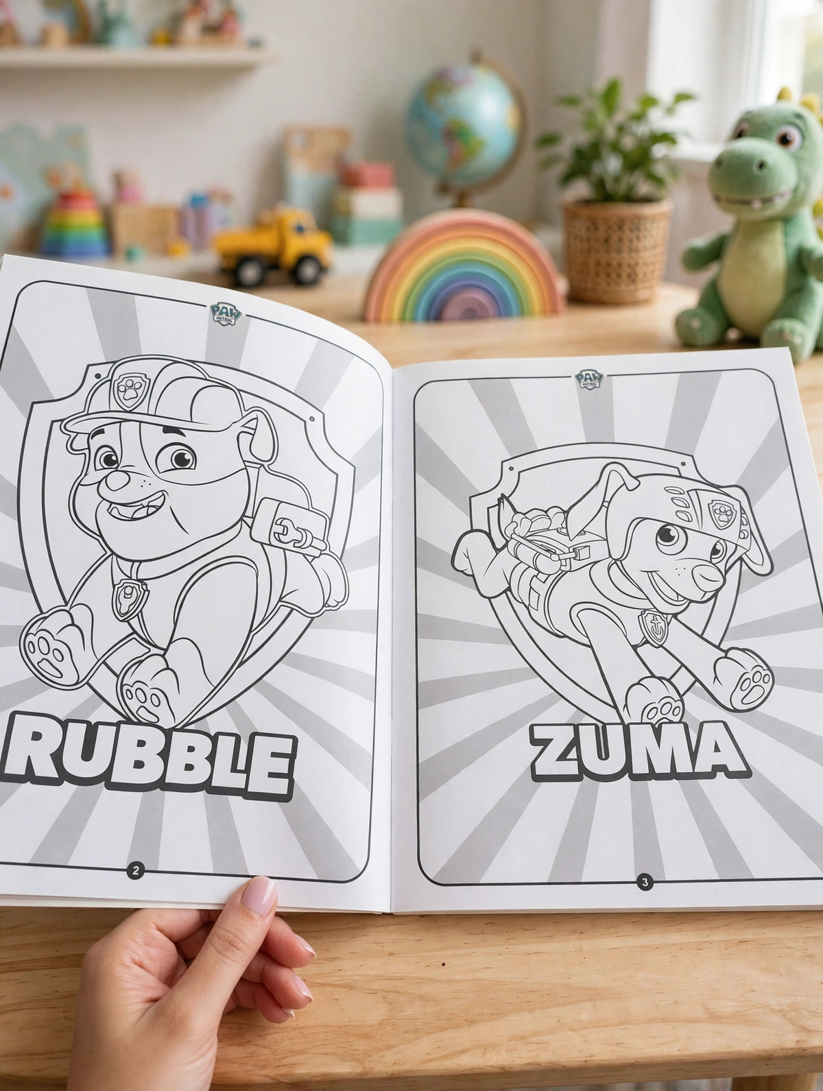 Paw/Space coloring book