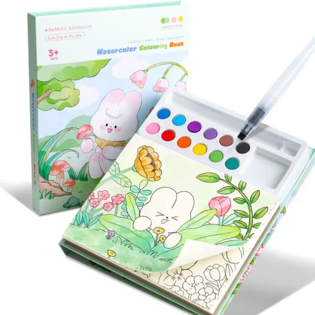 Water coloring book