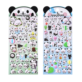 Panda puffy sticker 3D