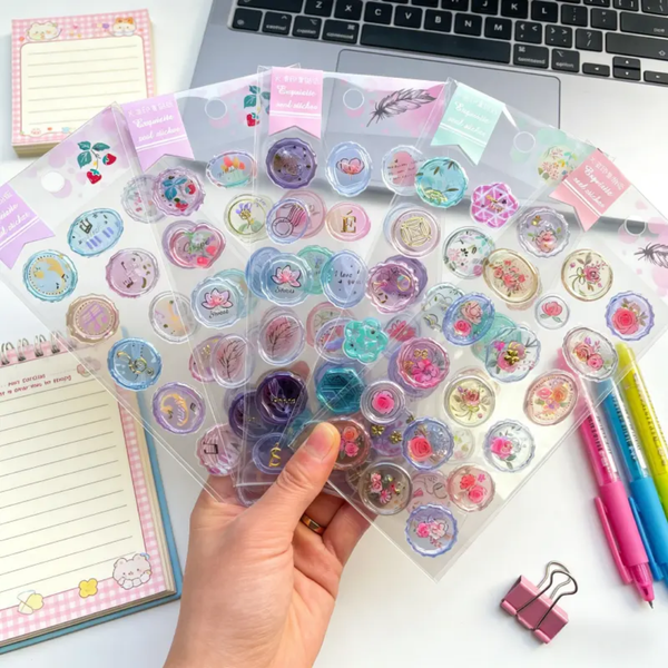 Wax seal sticker