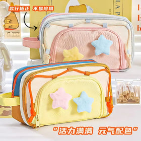 Cute kawaii multi-compartment pouch