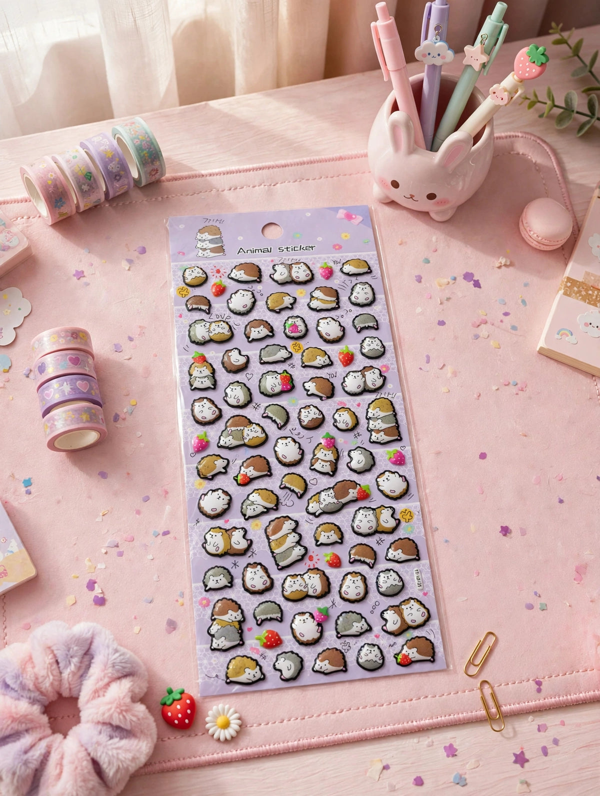 Animal puffy sticker
