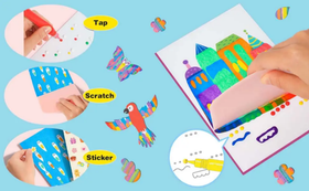 DIY scratch art paint set
