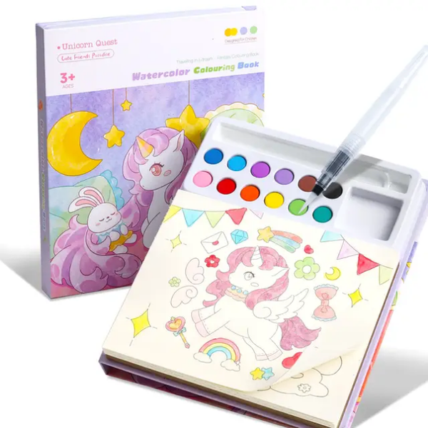 Water coloring book