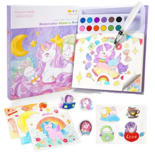 Water coloring book