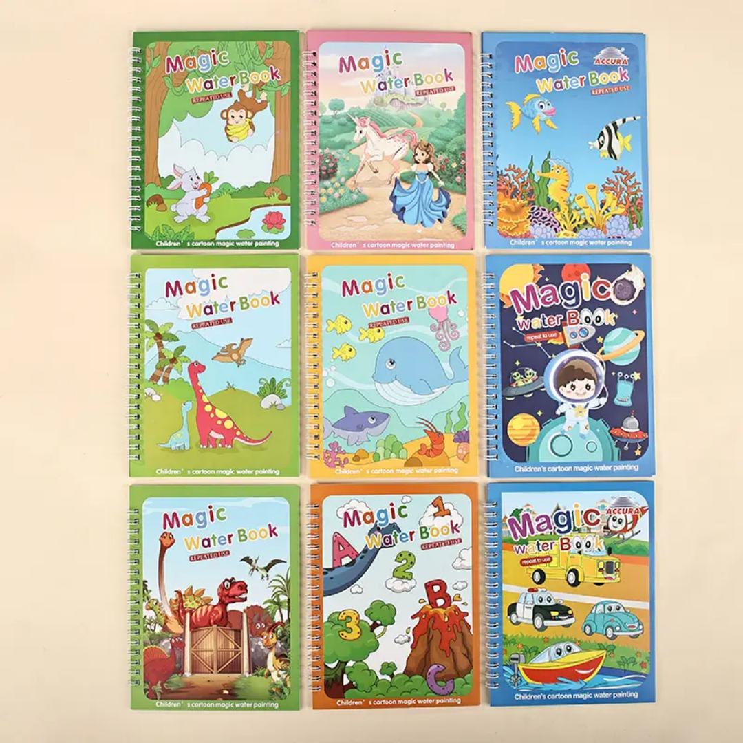 Magic water color book(repeated use)
