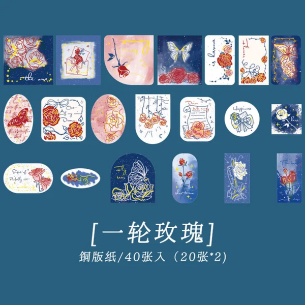 Lost roses stickers