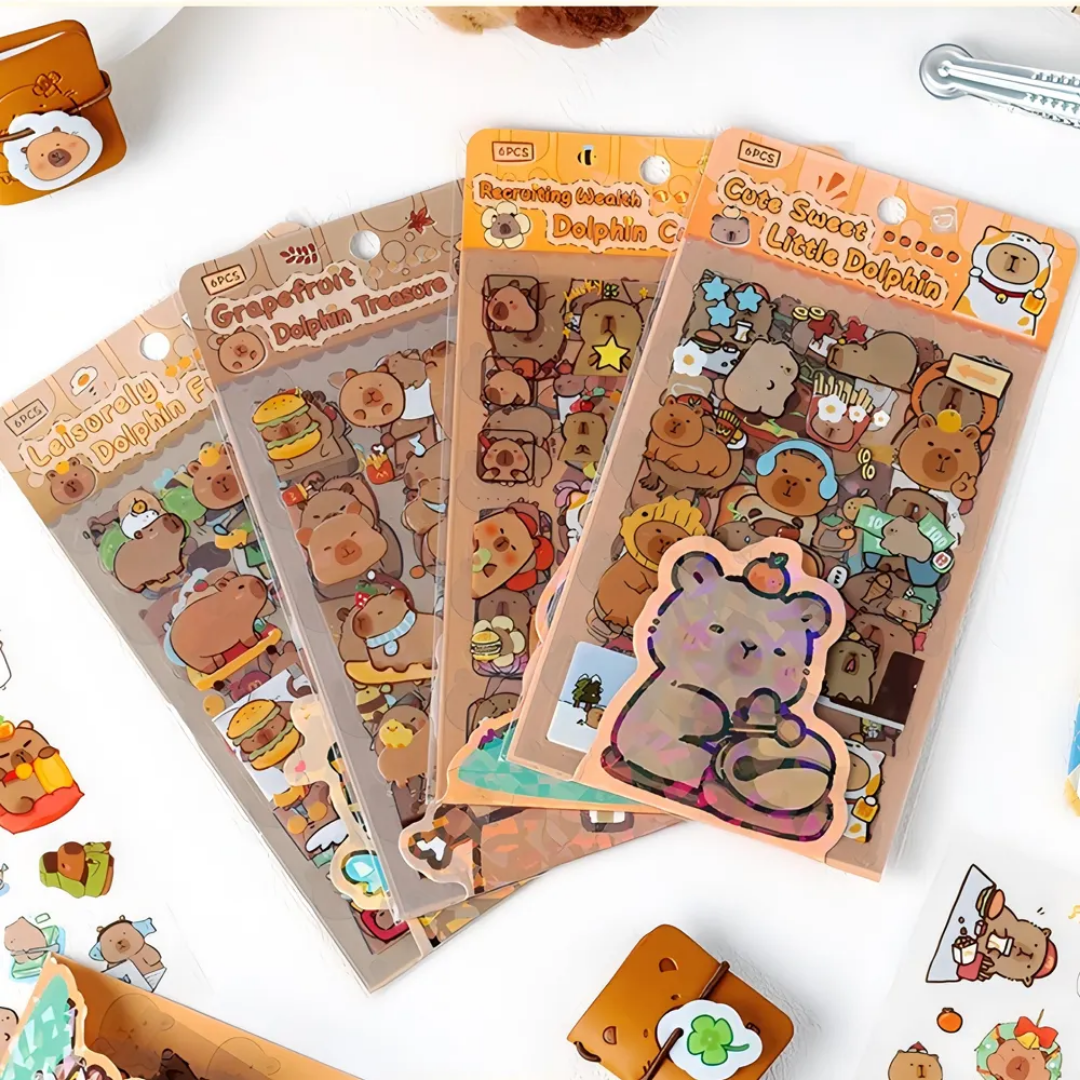 Capybara stickers