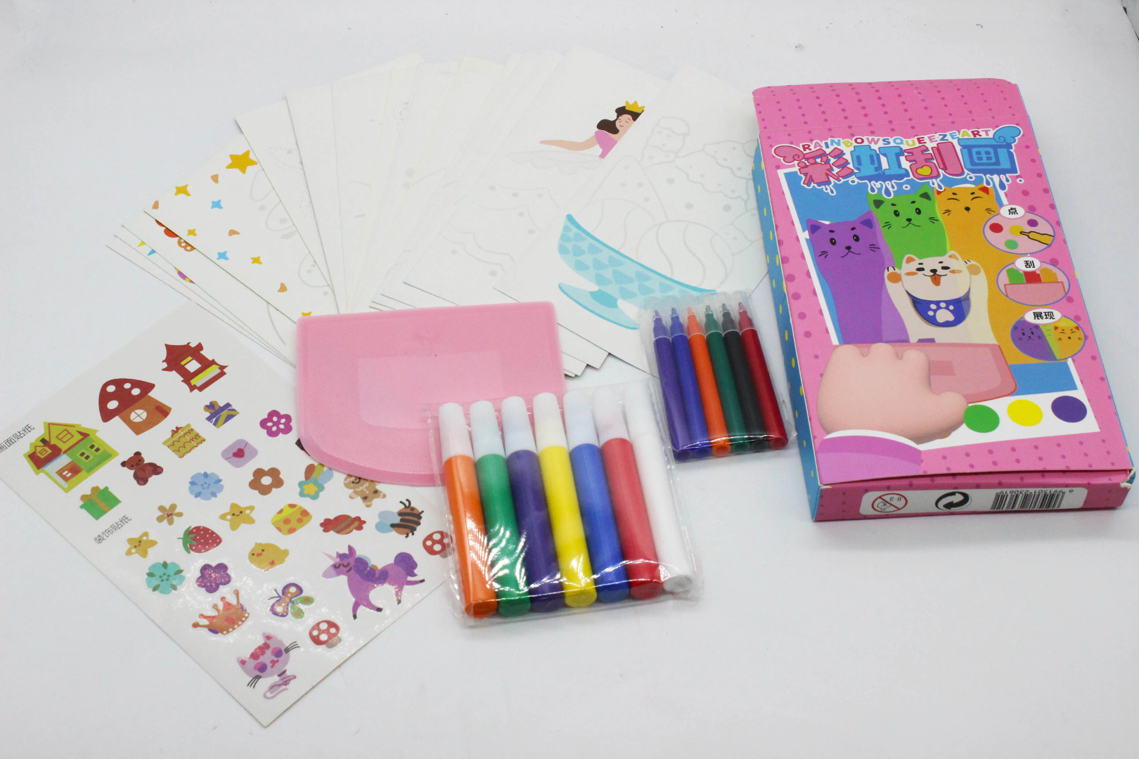 DIY scratch art paint set