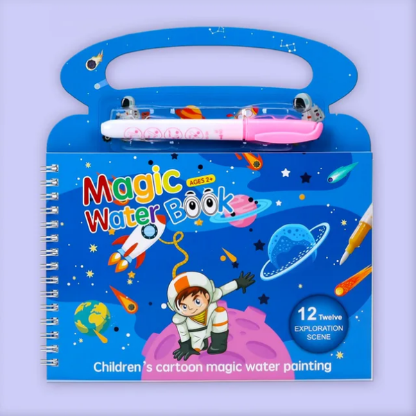 Magic water color book (repeat use)