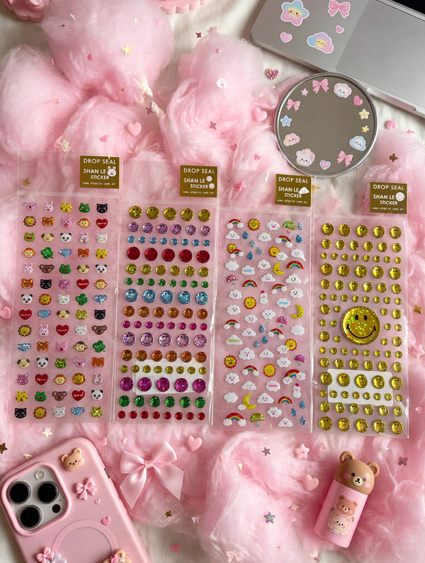 Shimmery Stickers