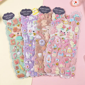 Mofu mofu puffy sticker