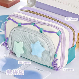 Cute kawaii multi-compartment pouch