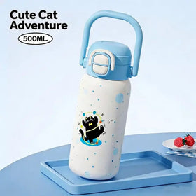 Kawaii steel water bottle